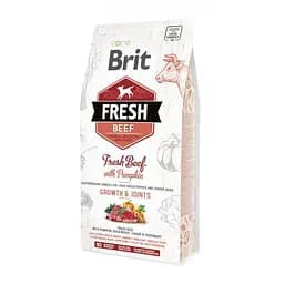 Сухий корм для цуценят великих і гігантських порід собак Brit Fresh Beef/Pumpkin Puppy Large 2.5 кг