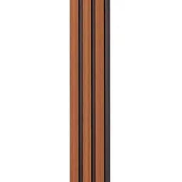 Рейка декоративна Wall Sticker PS 2900х120х12 мм Каштановий SW-00001743 - мініатюра 5
