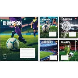 Набор тетрадей Yes Champion A5 в клетку 12 листов 25 шт. (767818)