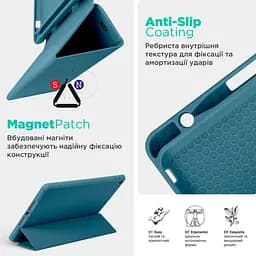 Чохол-книжка ArmorStandart Smart Fold Pen для Apple iPad 11 2025 (A16) / 10.9 2024 / 2022 Lavender Grey (ARM74942) [133699] - мініатюра 8
