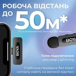Мікрофон Boya BY-V2 Lightning Black (BY-V2) - мініатюра 11