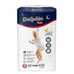 Подгузники-трусики детские Dolphin 7 XX Large 17+ кг 16 шт.