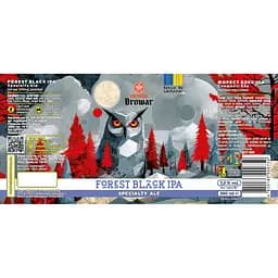 Пиво Volynski Browar Forest Black IPA темне нефільтроване 7.3% 0.35 л - мініатюра 2