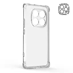 Прозрачный чехол для Xiaomi Redmi Note 14 Pro 5G Poco X7 5G с защитой камеры и усиленными бортами, тонкий, силиконовый, бесцветный, ударопрочный, противоударный бампер с закрытой камерой, ArmorStandart (ARM79705) - мініатюра 2