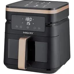 Аэрофритюрница безмасляная Sokany SK-10033 7 л электрическая с сенсорным управлением 1800 Вт
