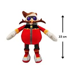 М'яка іграшка на кліпсі Sonic Prime Доктор Еггман SON7004E 15 см - мініатюра 2