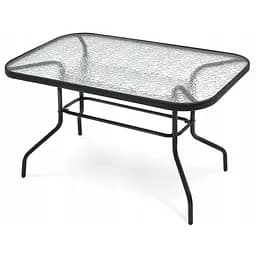 Стіл садовий Kontrast Bergamo Black 120 х 70 х 70 см