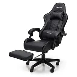 Крісло геймерське Hanert G-Force з підставкою для ніг Black - мініатюра 3