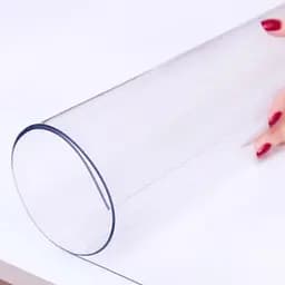 М'яке скло Прозора силіконова скатертина на стіл Soft Glass Захист для меблів 1.4х1.0 м (товщина 2мм) - мініатюра 2
