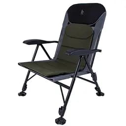 Розкладне крісло Bo-Camp Pike Black/Grey/Green (1204110), темно-зелене - мініатюра 2