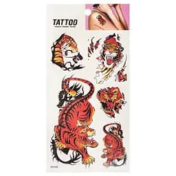 Тимчасове татуювання Тигри Tattoo Bambi 1020-HM1696