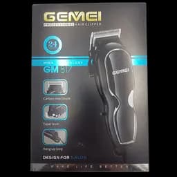 Машинка для стрижки волосся Gemei GM-817 безшумна та потужна чорний (lp-87772_502) - мініатюра 5