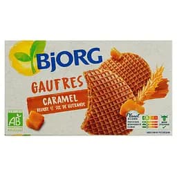 Вафли Bjorg с карамельным кремом 175 г