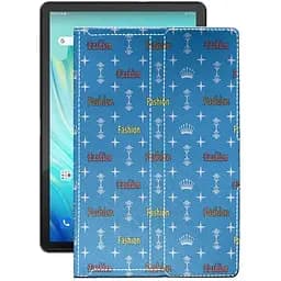 Чехол StatusCASE из экокожи для планшета Blackview Tab 10 Pro Фэшн голубой