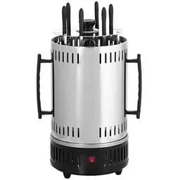 Електрошашличниця Crownberg CB-7415 на 5 шампурів 1000 Вт Cріблястий