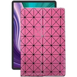 Чехол StatusCASE из экокожи для планшета Lenovo Pad Pro 2021 Розовый ромб