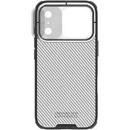 Карбонова накладка Nillkin CamShield Pro для Apple iPhone 17 Pro (6.3) Transparent black - мініатюра 5