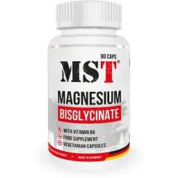 Хелат бісгліцинату магнію MST Magnesium Bisglycinate, 90 капсул