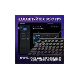 Клавіатура Logitech G515 TKL Cored GL Tactile RGB USB UA Black (920-014133) - мініатюра 5