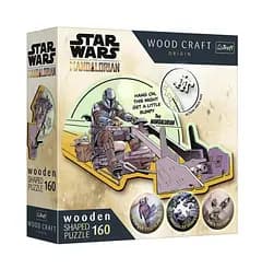 Пазл "Зоряні війни Мандалорець - Возз'єднання" 160 деталей Wooden 20187 Трефле, в коробці (5900511201871)