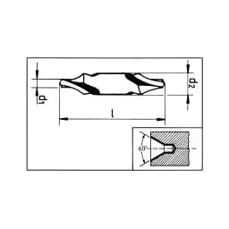 Свердло центрувальне Wurth DIN333 D4.0мм FORM A (арт. 0636140) - мініатюра 2