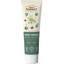 Крем для ніг Зелена Аптека тонізуючий знімаючий набряклість, 100 мл