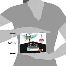 Набір вологий корм для кошенят та дорослих котів Purina Pro Plan Veterinary Diets EN Gastrointestinal з лососем 850 г (10 шт. x 85 г) (12331739) - мініатюра 13