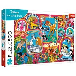 Пазл Trefl Дисней сквозь годы Дисней коллаж 500 эл. (37465)