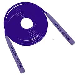 Скакалка регулируемая для фитнеса, кроссфита, бокса Jump Newt NE-LG-3567V, фиолетовая