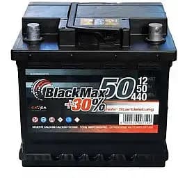 Автомобільний акумулятор BlackMax 6СТ-50Ah (-/+) 440A (EN) B3002