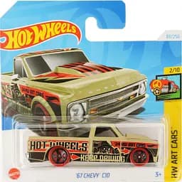 Базова машинка Hot Wheels HW Art Cars '67 Chevy C10 оливкова (5785)