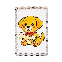 Дитячий набір для розпису по дереву "Песик" PuzzleOK Puz-22979 формат А5