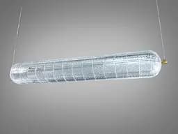 Підвіс LED Diasha D221204/1A L1000 золото 25 Вт циліндричний - мініатюра 4
