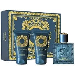 Набір Versace Eros 50 мл парфумована вода 50 мл бальзам після гоління 50 мл гель для душу