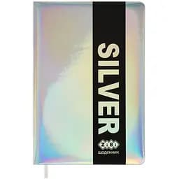 Щоденник шкільний ZiBi Silver В5 48 аркушів срібний (ZB.13214-24)