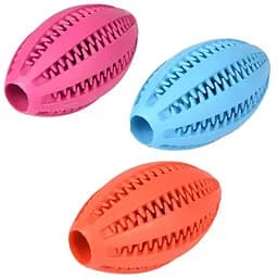 Flamingo Dental Rugby 11х6х6 см Ball Фламинго Дентал Регби мяч резиновый игрушка для собак