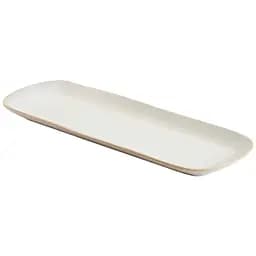 Тарілка МВМ My Home Фйорд прямокутна 22.5 см айворі (KP-132 IVORY)