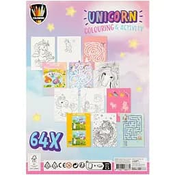Розмальовка Grafix Unicorn 64 сторінки (150068) - мініатюра 2
