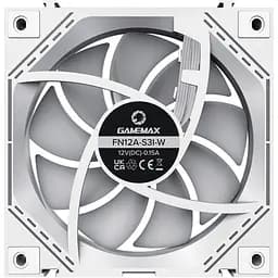 Комплект вентиляторів GameMax 120мм FN12A-S3I-W (FN12A-S3I-W) - мініатюра 6