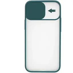 Чохол UFT для iPhone 12 mini силіконовий зі шторкою, що захищає камеру Green - мініатюра 2