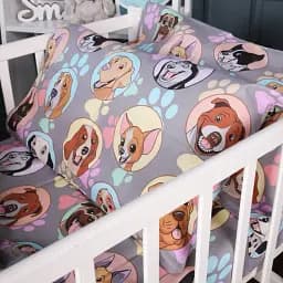 Наволочка MirSon Бязь Kids Time 17-0661 Happy Dogs 50х50 см (2200010091953)