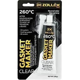 Герметик прокладка Zollex Clear Gasket Maker Premium 85 г