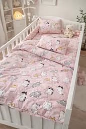 Набор для детской кроватки Cotton из 6 предметов TC303375635