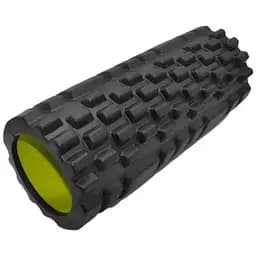 Массажный ролик (роллер) PowerPlay 4025 Massage Roller Черно-зеленый (33x15 см) (PP_4025_Black_Green)