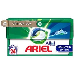 Капсули для прання Ariel Pods All-in-1 Гірське Джерело 24 шт. х 21 г