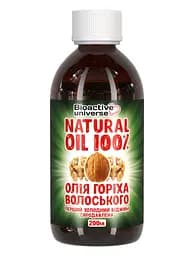 Масло грецкого ореха сыродавленное, первого экстра холодного отжима. ПРЕМИУМ, 200мл