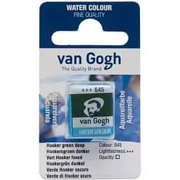 Акварельная краска Van Gogh (645) Хукера зеленая темная кивета
