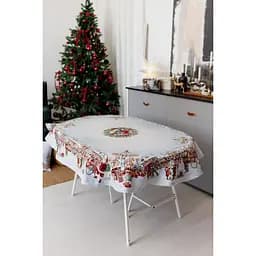 Скатертина гобеленова Прованс Carousel з люрексом 135 x 180см (41793)