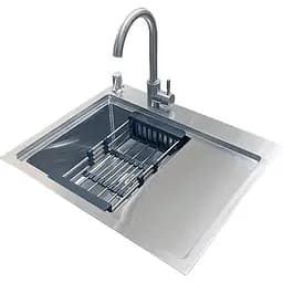 Комплект мийка + змішувач Romzha Caravela 58L (A)