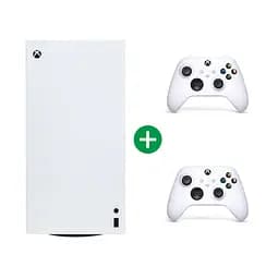 Консоль Microsoft Xbox Series X All-Digital 1TB Robot White + 2 Геймпада Microsoft Xbox Series X/S Wireless + гарантія Б/В